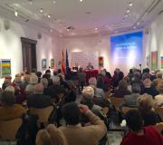4. A Sala A quedóuse pequena para acoller as 120 persoas que asistiron á conferencia de Veguín.