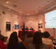 3. A mesa, con parte do público que asistiu á Casa para conmemorar o Día das Letras.