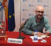 Castro, en la presentación de su última novela, en la Casa de Galicia.