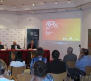 Un momento da presentación de Arde Lvcvs, con público.
