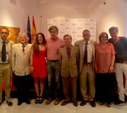 1. De esquerda a dereita Rafael Yáñez, Manuel Pereira, Laura Mundo Torres (neta de Sabino), Gerardo Lorenzo (sobrino), Ramón Jiménez, Vicente Araguas, María Torres (hija) y Francis Lorenzo (sobrino).