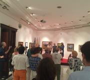 3. O acto de inauguración da mostra con parte do público.