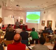3. Clase de formación impartida na Sala A da Casa de Galicia.