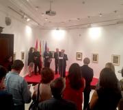 4. O acto de inauguración con parte do público.