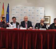 Darío Facal, Ramiro Facal, o delegado da Xunta, José Ramón Ónega, Carlos G. Reigosa e Antonio J. Huerga.