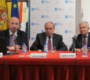 Ramsi Jazmati, Julio Lage (Aegama) e Eduardo Olier, directivos do Instituto Choiseul España.