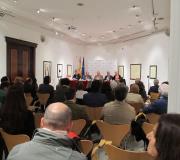 Un momento da presentación de ´Orthodoxia´, con público.