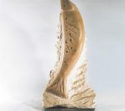 "PEIXE" -&nbsp;Escultura en mármore
