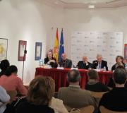 Un momento da presentación de "La dama de las sombras".