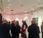 6. A Sala A con parte do público que asistiu á inauguración da mostra.