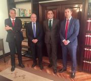 1. De esquerda a dereita, Óscar de la Sota, Julio Lage, Daniel Bezanilla e José María Morillo.