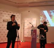 Javier Veiga conduciu o acto con moito humor.