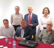 Membros da Xunta Directiva de Asomega.