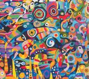 "La muerte". Acrílico sobre lienzo. 146 x 117 cm. 2016

