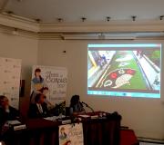 3. No acto proxectouse un audiovisual para mostrar algunhas das alfombras de Ponteareas.