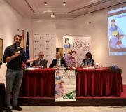 5. Roi Groba, tamén interveu na presentación da festa do Corpus na Delegación da Xunta en Madrid para falar da súa experiencia como pregoeiro.