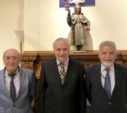 1. De esquerda a dereita, o conferenciante Carlos Mella, o delegado da Xunta en Madrid e director da Casa José Ramón Ónega e o avogado e expresidente do Consello de Contas Xesús Palmou.