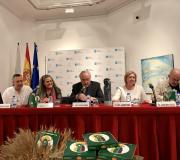 2. Na mesa de esquerda a dereita, Antonio Celeiro, María Carretero, o delegado da Xunta José Ramón Ónega, Pepa Carretero e Javier Gila.