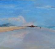 "CORRUBEDO, 2014". Óleo sobre lienzo, 65 x 46 cm.
