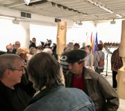 3. A sala con parte do público que asistiu á mostra de Paz Santos.
