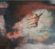 "Dancing fool 4" - Óleo sobre madera, 50 x 65 cm.
