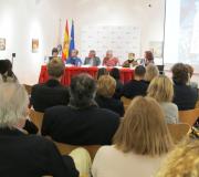 Un momento da presentación do poemario "Fugaces", de Sofía Casanova.