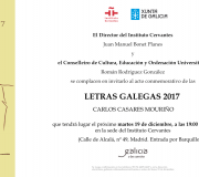 Convite ao acto.