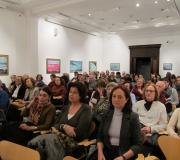 Público na sala principal durante a presentación de "Vida de Concepción Arenal".