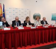 2. Na mesa, Carlos Alsina, José Ramón Ónega, Ana Pastor, Pilar Cernuda e Fernando Ónega.