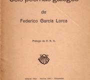 Portada da publicación de "Seis poemas galegos", de Federico García Lorca
