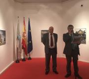 2. O coordinador de Actividades da Casa, Ramón Jiménez, foi o encargado da presentación do acto de inauguración da mostra de Manuel Pombo FERROL EN REFLEXOS.