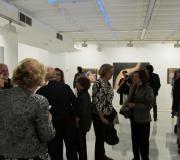 Público na Sala B tras a inauguración da exposición.