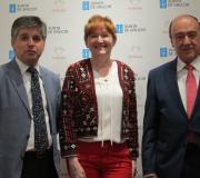 Víctor Cortizo, Isabel Noriega eJulio Lage.