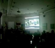 6. Durante a presentación proxectouse un audiovisual con impactantes imaxes de edicións anteriores.