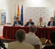 Os directivos de  Aegama desenvolveron a orde do día da Asemblea ante os socios que asistiron.