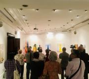 4. A Sala A, no acto de inauguración da mostra de Ehlaba Carballo.