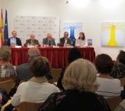 Imaxen da sala durante a presentación de "La historia de la Filosofía -como nunca te la habían contado-".