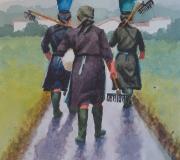 "EL&nbsp;REGRESO" - Acuarela - 60 x 50 cm.
