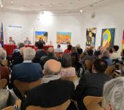 A presentación atraeu a numeroso público, a pesar do frío e a folga de taxistas en Madrid.