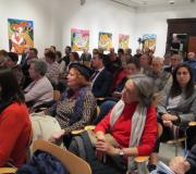 O público completou o aforamento da sala na que se desenvolveu a presentación.