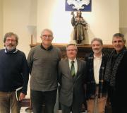 2. De esquerda a dereita, Miguel Ángel Mendo, Manuel Janeiro, Ramón Jiménez, Ángel Lozano e Moncho Conde-Corbal.