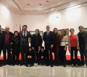 3. A antolóxica dedicada a José Leyra Domínguez reuniu na Casa de Galicia a membros da familia de varias xeracións.