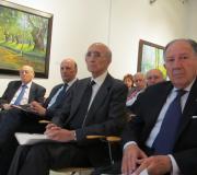 Os académicos de Honra Enrique Santín, Antonio Fernández de Buján, José María Ballester e Félix Sanz.