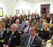 A convocatoria da Academia Xacobea encheu o aforamento da sala.