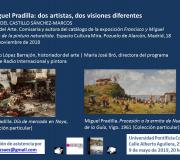 Invitación á&nbsp;conferencia sobre os pintores Francisco e&nbsp;Miguel Pradilla.