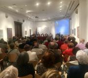 9. Ao finalizar o acto, ao que acudiron máis dun centenar de asistentes, o programa continuou na localidade de Griñón, nun xantar de confraternización.