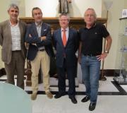 Moncho Conde-Corbal, Xaquín López, Ramón Jiménez e José García-Calvo.