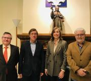 1. De esquerda a dereita, Ramón Jiménez, Jacques Chauty, Ana Laborde e Jorge Martínez.