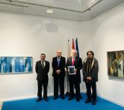2. De esquerda a dereita, Ramón Jiménez, José Ramón Ónega, Miguel Santalices e Francisco G. Lagares.