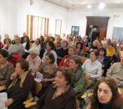 O público encheu a sala principal da Casa, na que se ofreceu o concerto.
